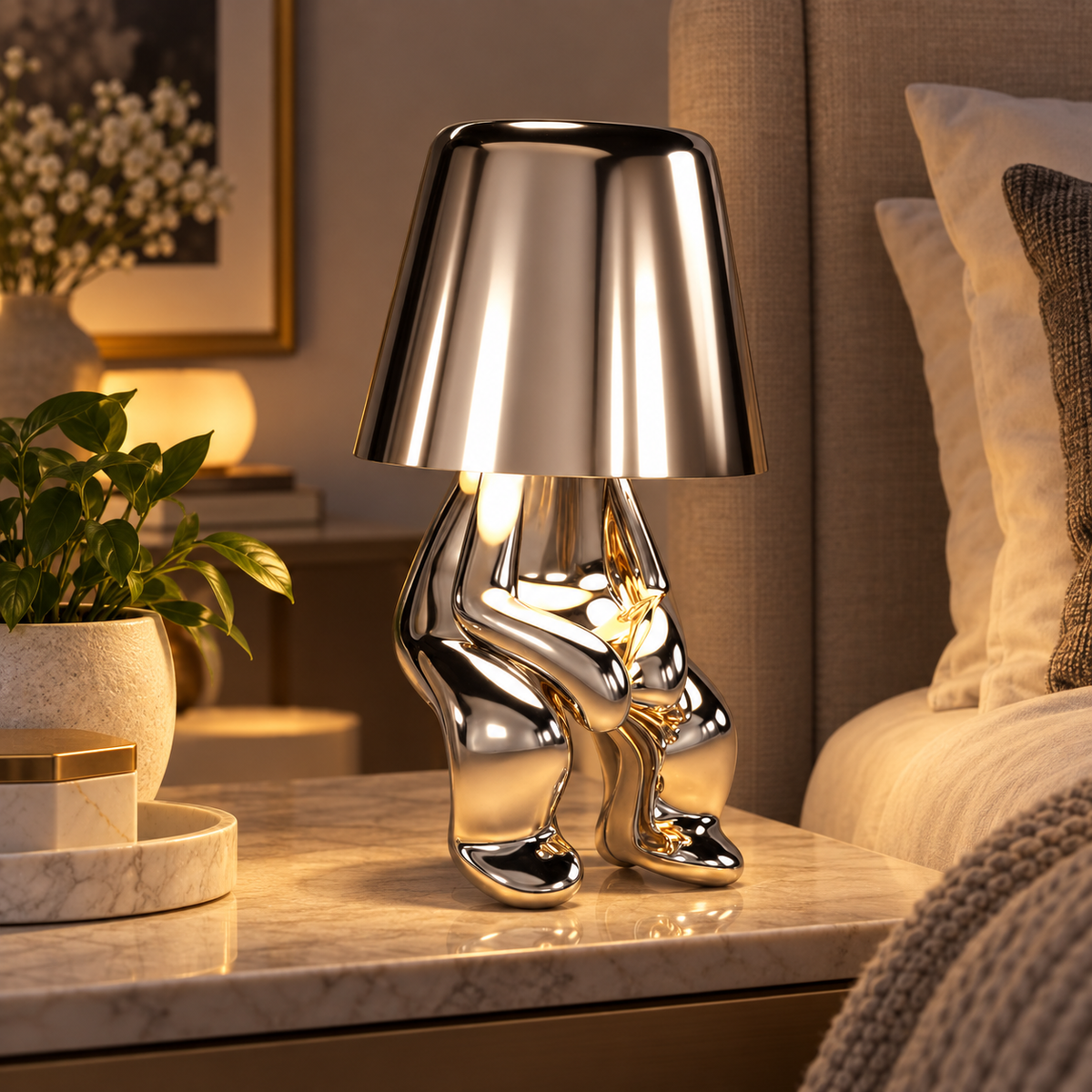 Uppladdningsbar touch-bordslampa – bild 2