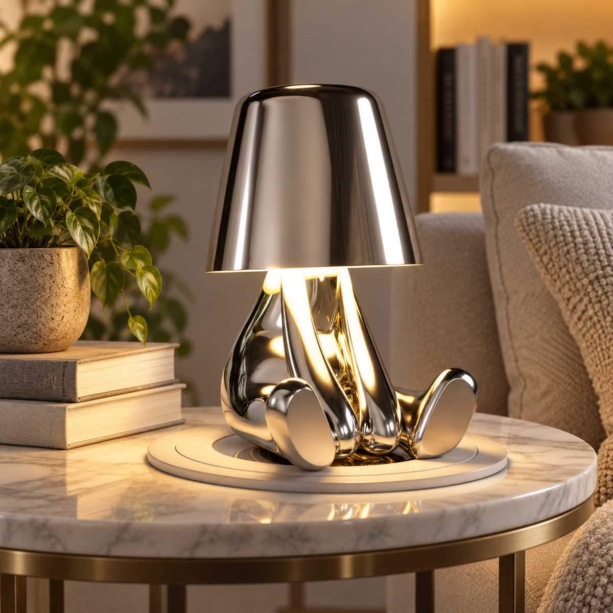 Uppladdningsbar touch-bordslampa – bild 3