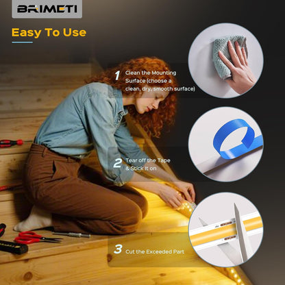 COB LED Strip Batteridriven LED Remsa 5V 1M Neutral Vit 4000K 320LEDs/m Flexibel Självhäftande Band Remsa för Sovrum Kök TV-bakgrundsbelysning Hem Inredning DIY Dekoration