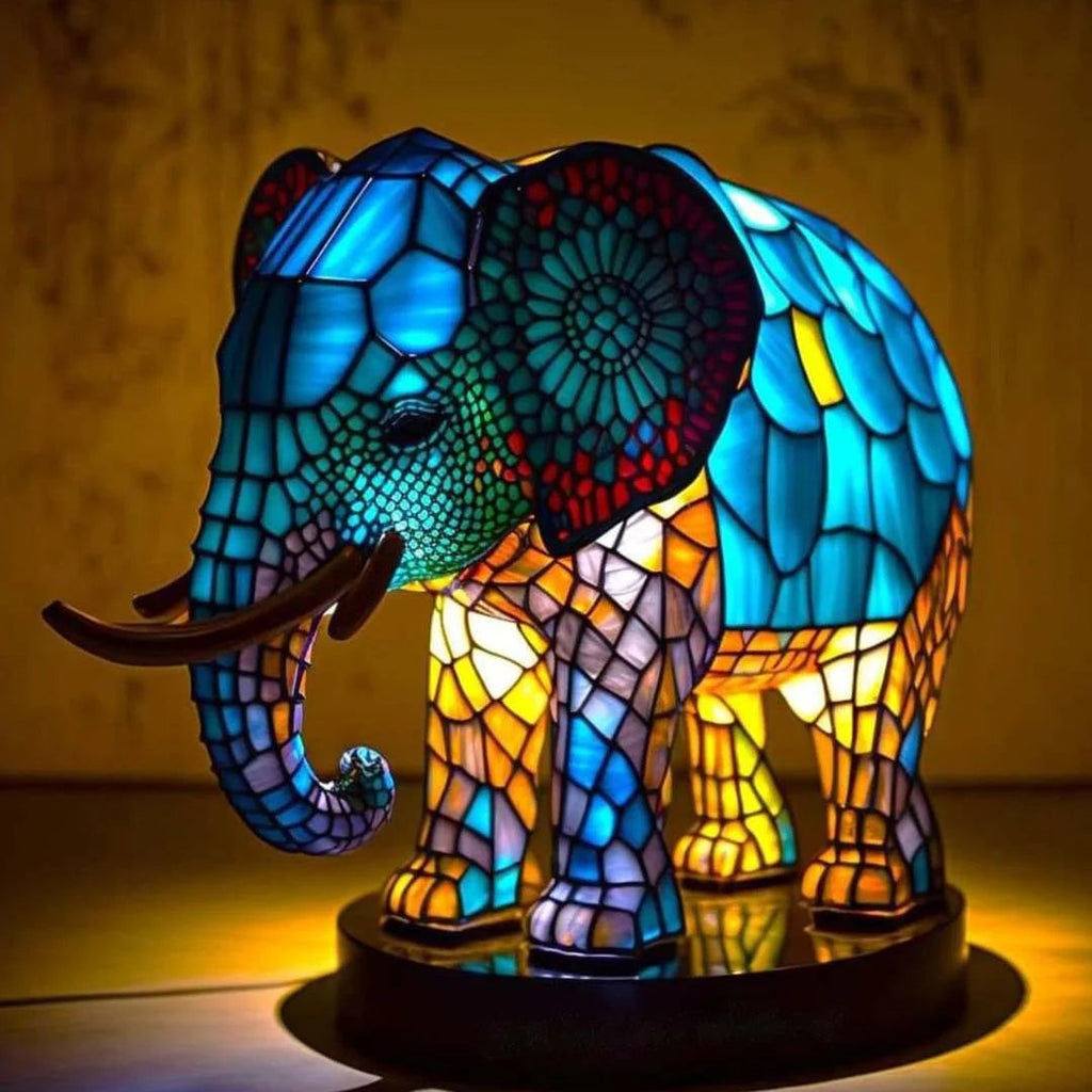 Mosaik djurlampa LED – bild 11