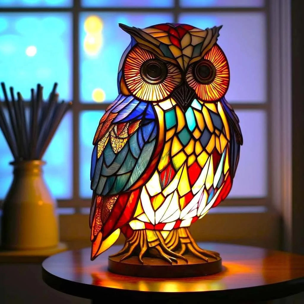 Mosaik djurlampa LED – bild 12