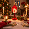 Bordsdekoration för julbordet med tomte