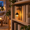Book nook lampa för bokhyllan