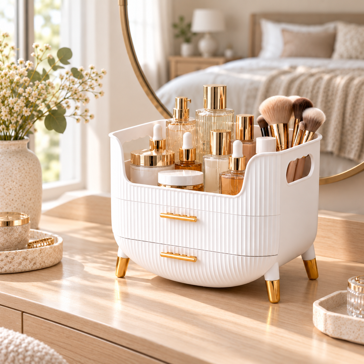 Förvaring för hudvård och skincare