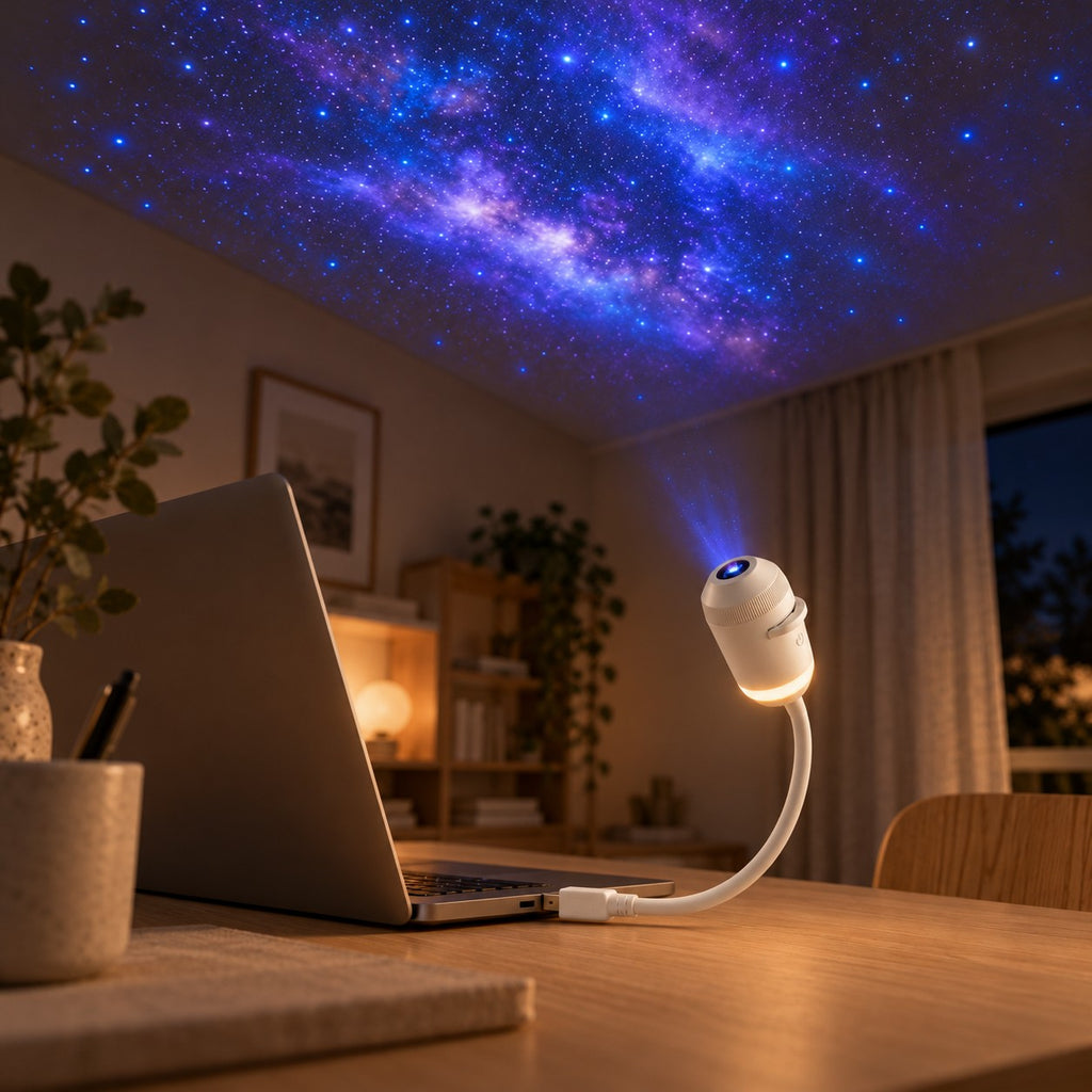 Mini-stjärnprojektor USB