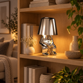 Dekorativ lampa för bokhyllan
