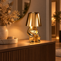 Bordslampa i guld utan sladd
