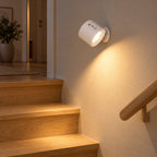 Trådlös vägglampa rund